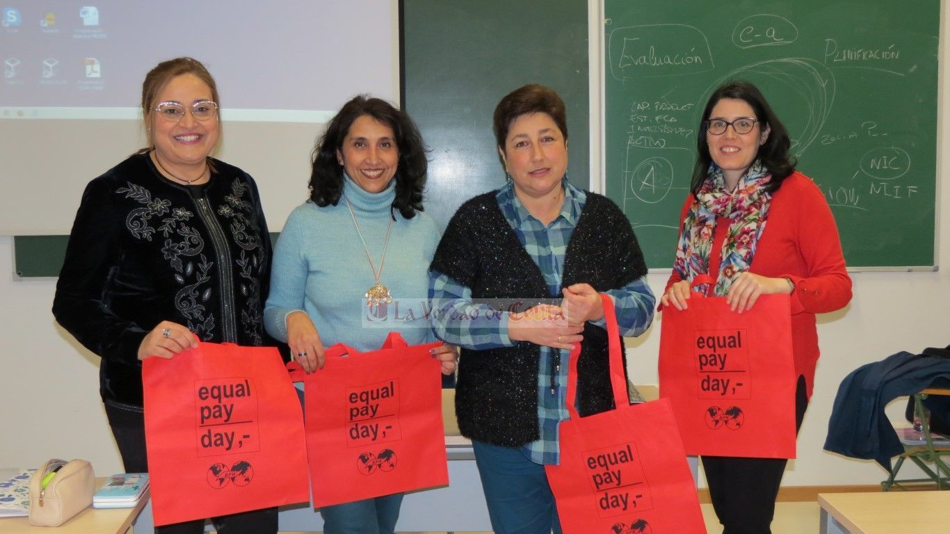 BPW Ceuta conciencia a los alumnos de ADE sobre la brecha salarial que existe en pleno siglo XXI.