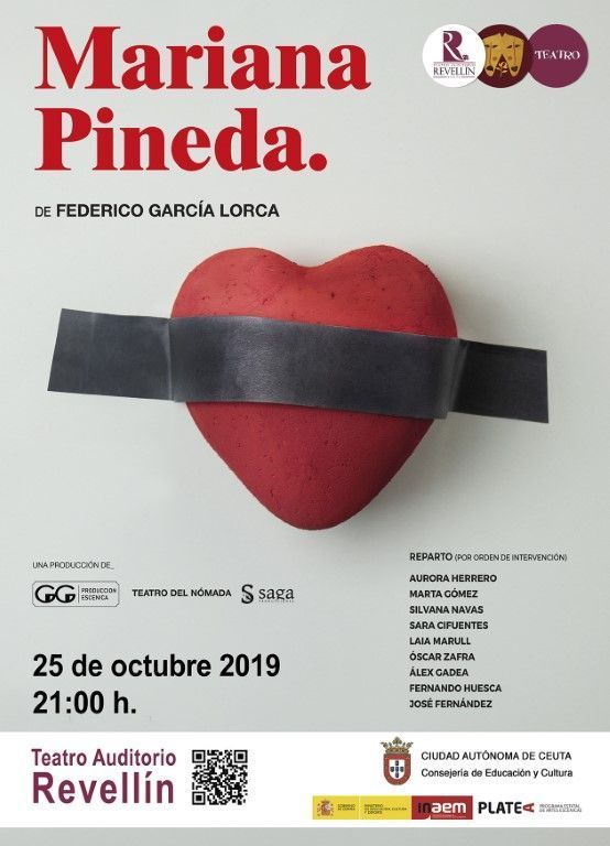 Mañana se ponen a la venta las entradas para la obra “Mariana Pineda” de Lorca
