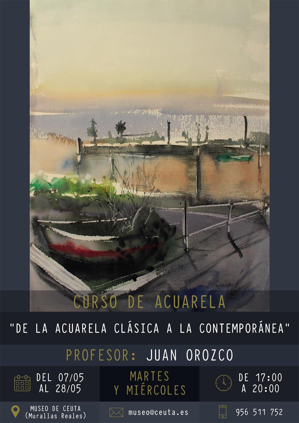El Servicio de Museos ofrece un taller de acuarela en mayo