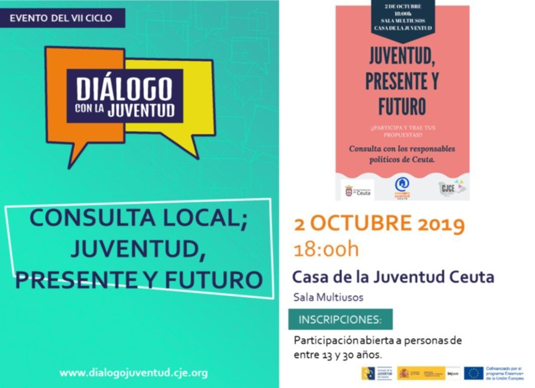 El Consejo de la Juventud realiza el miércoles una consulta local del diálogo con la juventud
