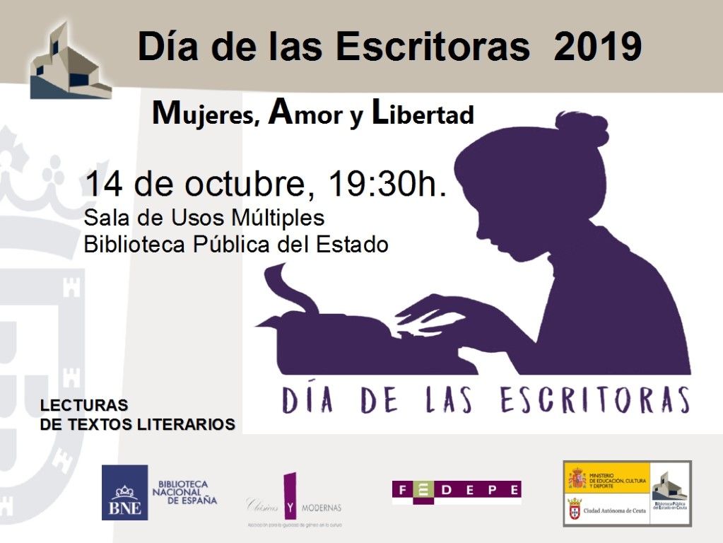 La Biblioteca Pública celebra hoy el “IV Día de las Escritoras”