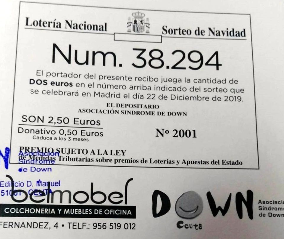Síndrome de Down pone a la venta un número para la Lotería de Navidad y su calendario solidario