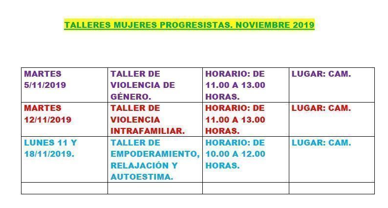 El Centro Asesor de la Mujer abre al plazo de inscripción para varios talleres