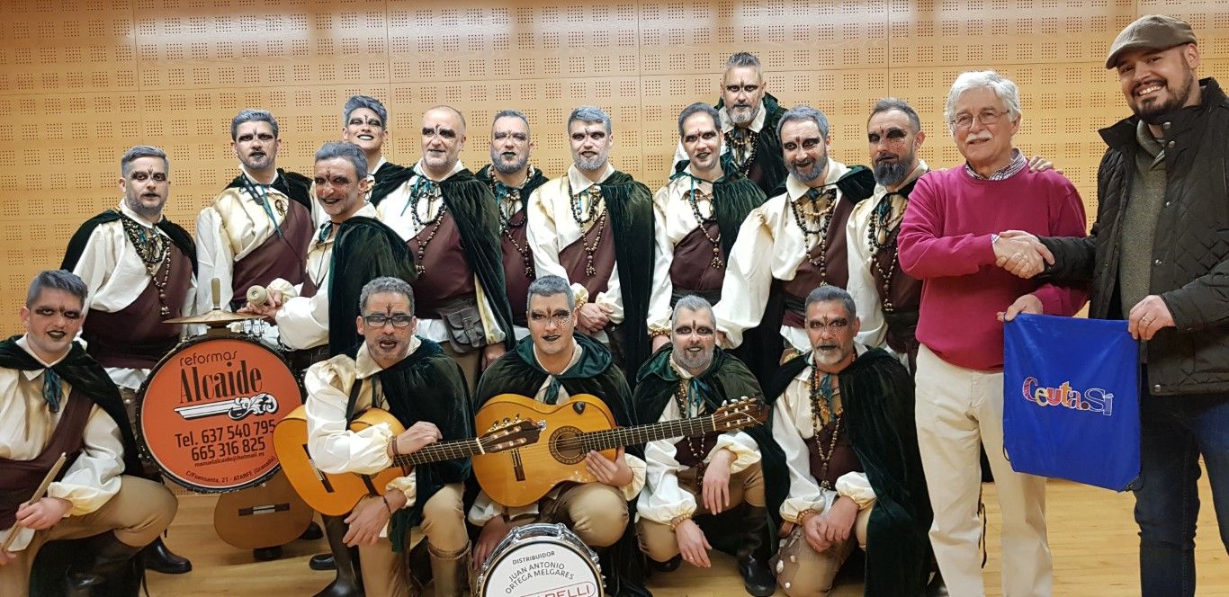 La Casa de Ceuta en Granada acompaña a la comparsa ceutí “Los Predicadores” en Atarfe