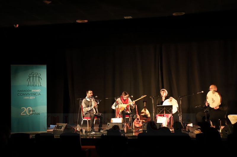 El grupo Faluka ofreció un concierto de músicas del mediterráneo.