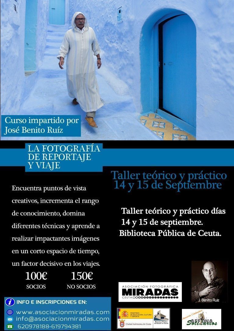 Miradas organiza un Taller de Fotografía de Viaje