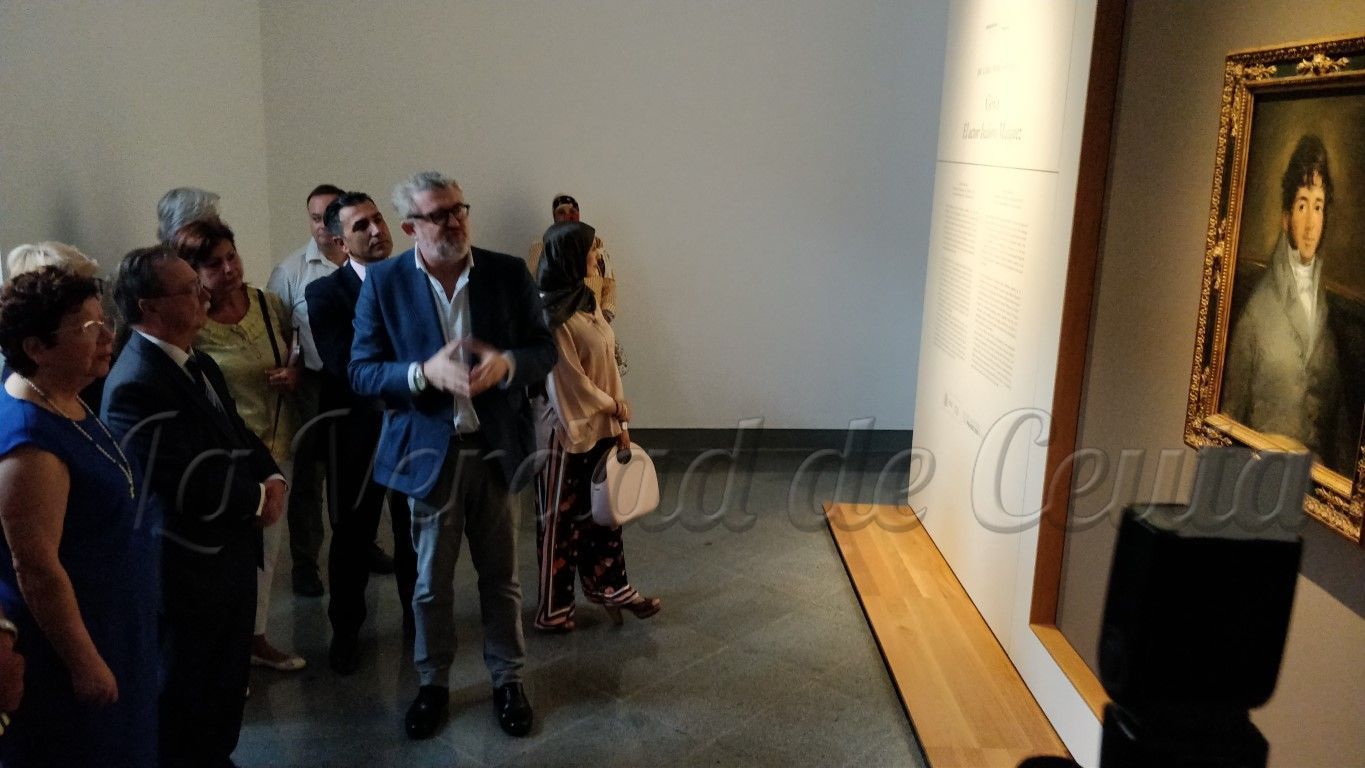 Ceuta ya puede admirar desde hoy el cuadro de Goya titulado 'El actor Isidoro Máiquez'