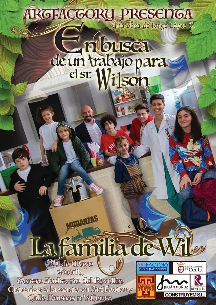 ArtFactory representa este sábado la obra “En busca de un trabajo para el señor Wilson”.