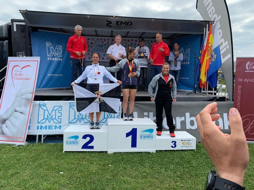 La cabo 1º María Luisa Sierra, subcampeona del Ejército de Tierra en el nacional de Santander
