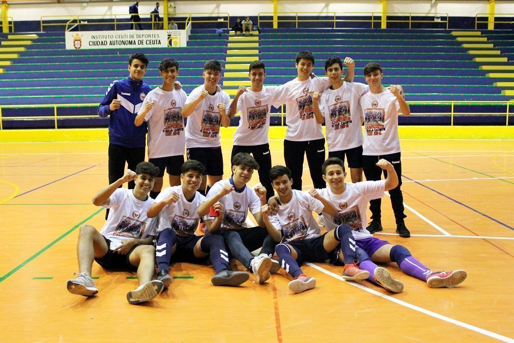 El CD Puerto, campeón de la Liga Cadete de Fútbol Sala.