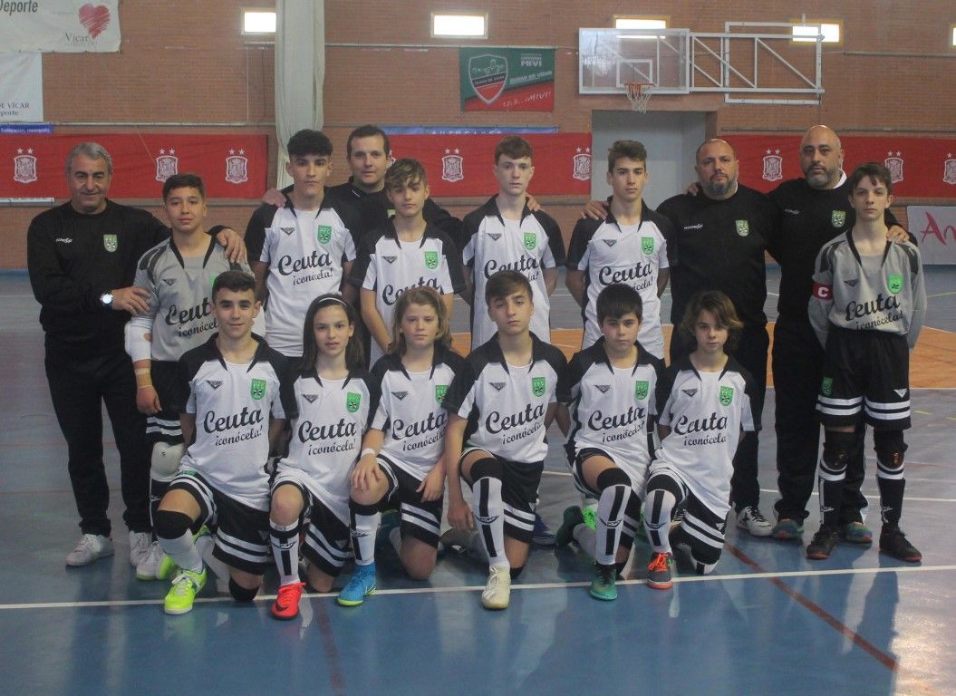 Una gran Ceuta logra un meritorio empate a dos ante Madrid