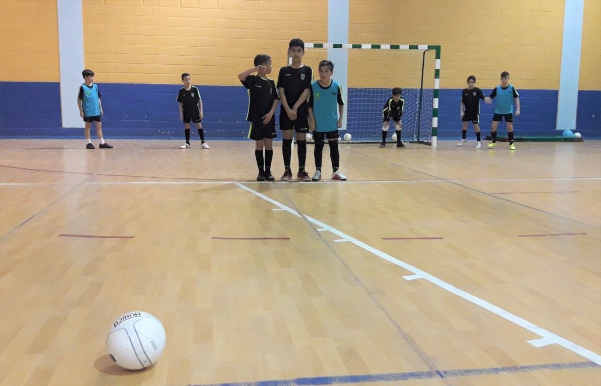 Los Alevines de fútbol sala, ante su última semana de preparación antes del Nacional