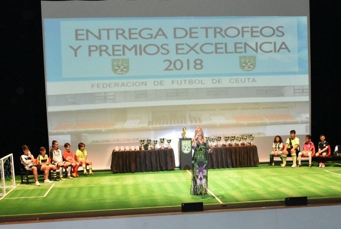 Aiman Aomar, el equipo de fútbol de Plena Inclusión, Antonio Fernández Prieto y el CD Puerto, Premios Excelencia 2019