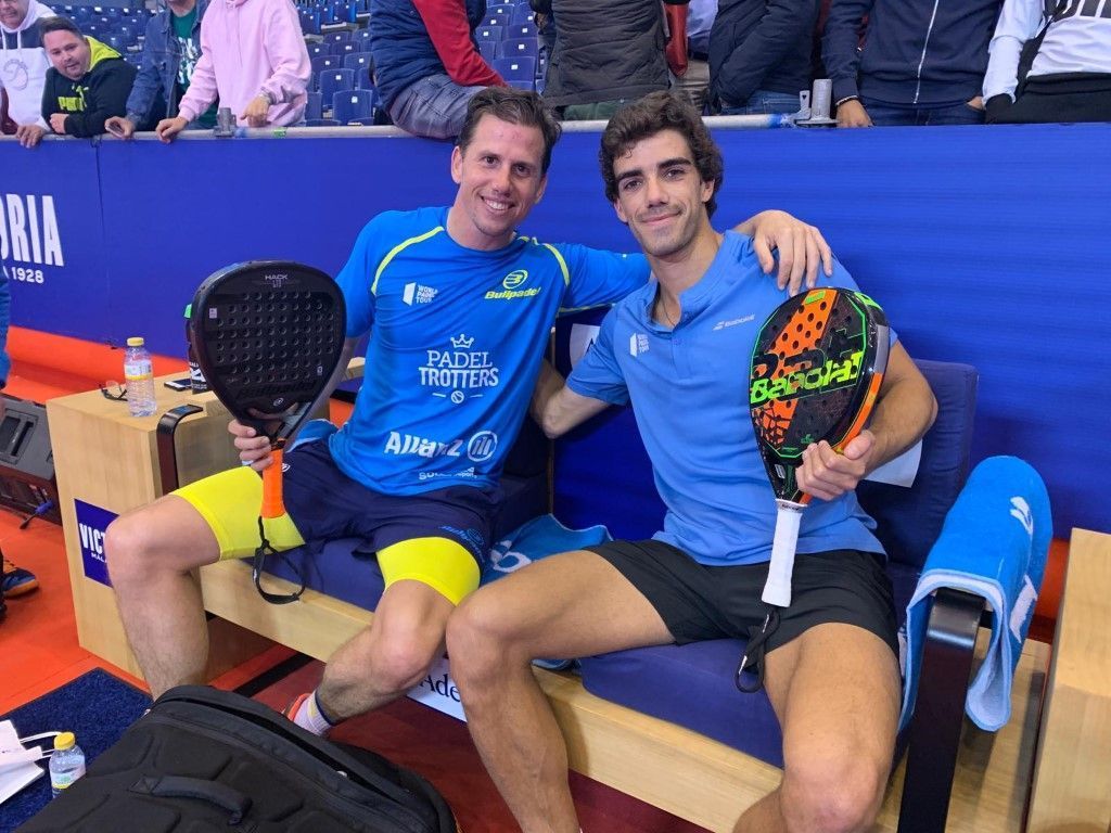 Paquito Navarro y Juan Lebrón pisan fuerte en su debut como pareja de pádel