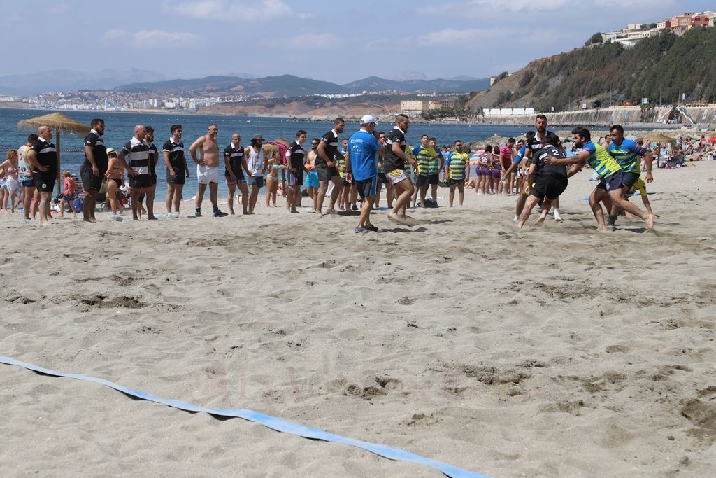 Intensidad, emoción y buen juego en el ‘Torneo Ciudad de Ceuta’ de Rugby-playa