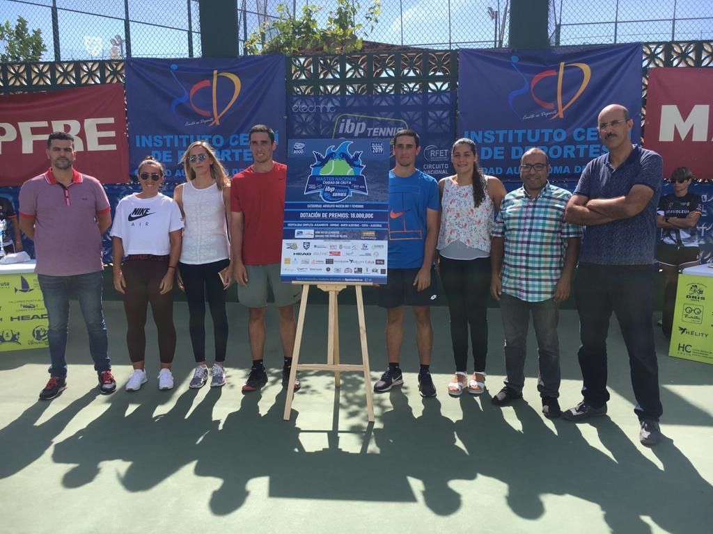 La Federación de Tenis presenta el Máster Nacional - IBP Tenis Series "Ciudad de Ceuta"