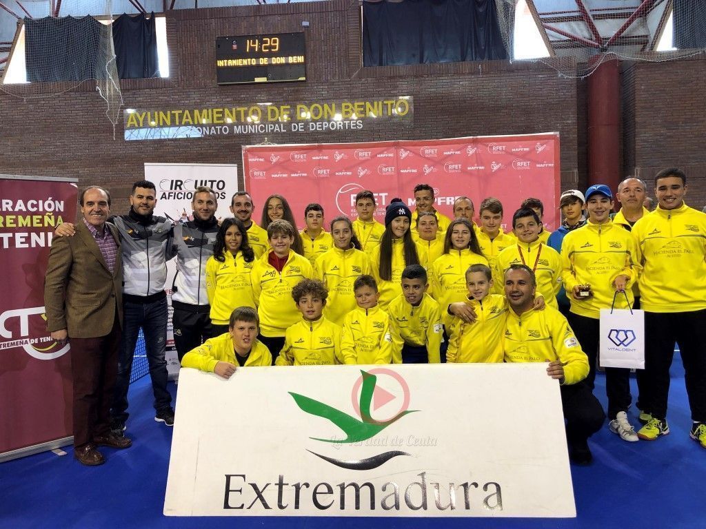 La Federación de Tenis de Ceuta destaca en el ‘Máster Nacional’ jugado en Don Benito 