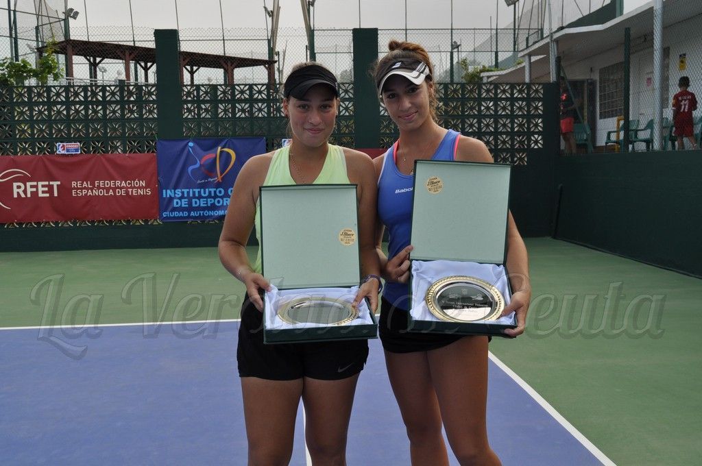 Noelia Bouzo y Ángeles Moreno ganan el dobles del “Internacional Ciudad de Ceuta”