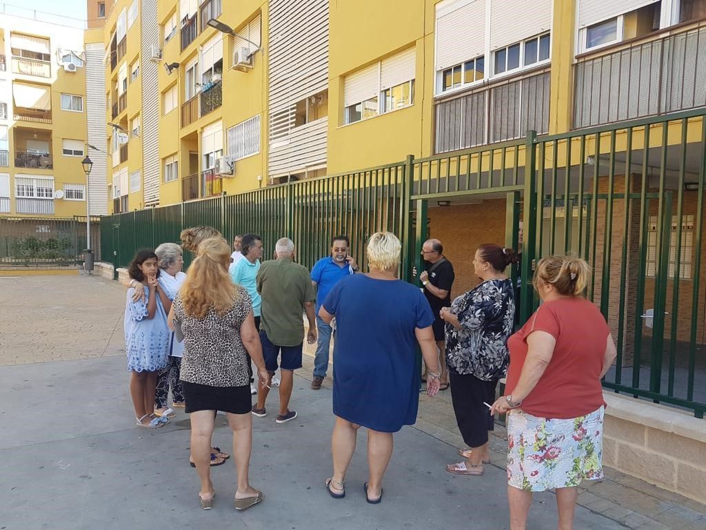 Obimace inspecciona la ejecución de las obras en las barriadas de Bermudo Soriano, La Encrucijada y Alfau