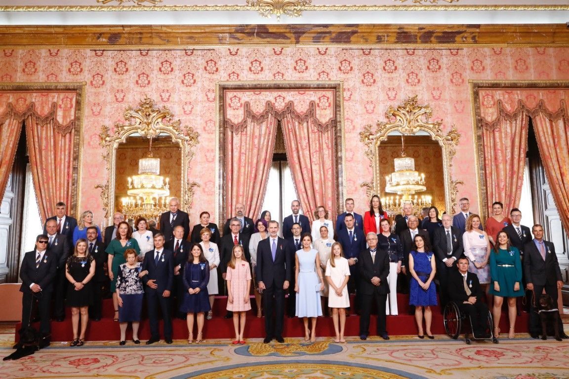 Los ceutíes García Copín y Díaz González, condecorados con la Orden del Mérito Civil por el Rey Felipe VI