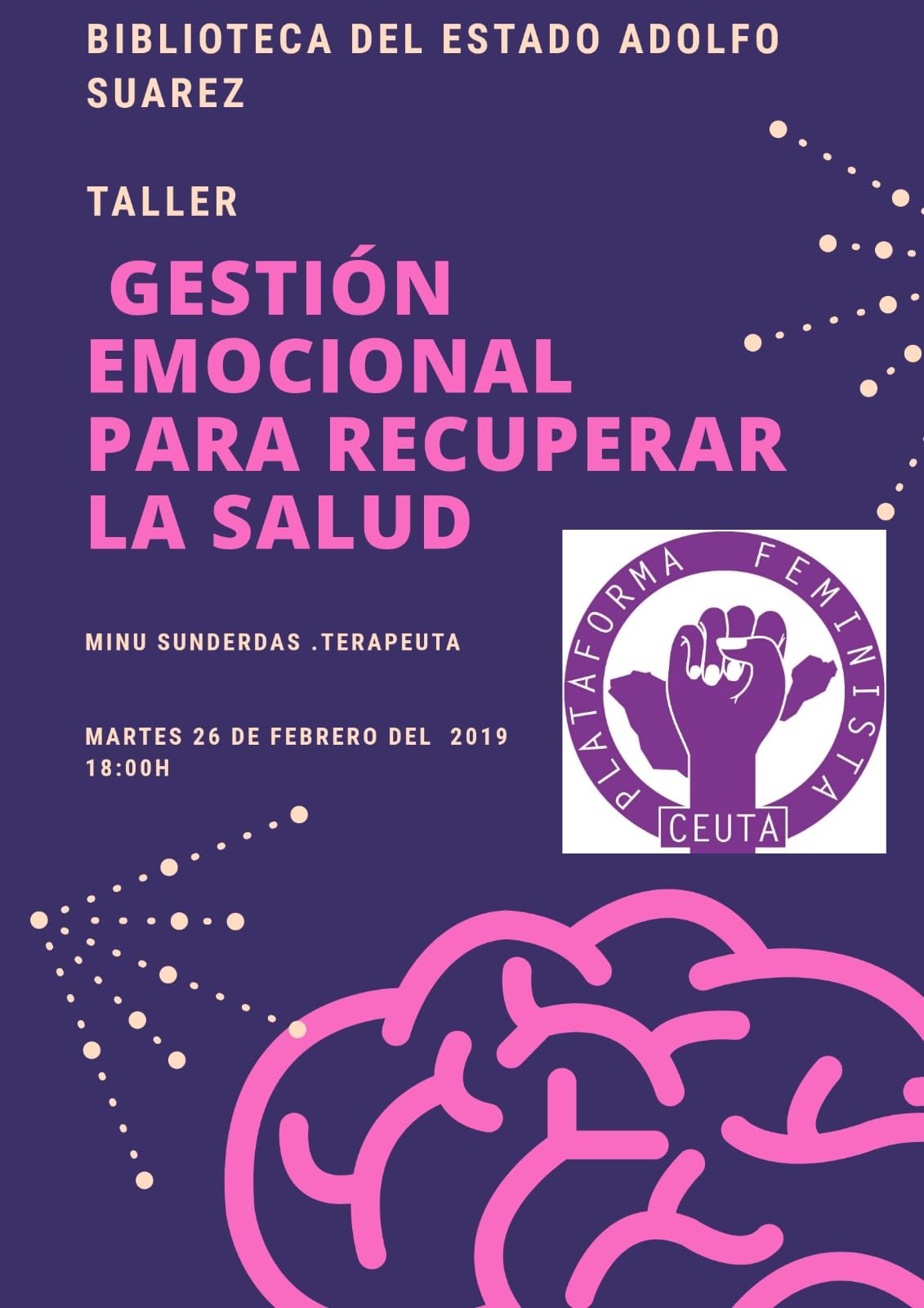 La Plataforma Feminista organiza un taller de gestión emocional