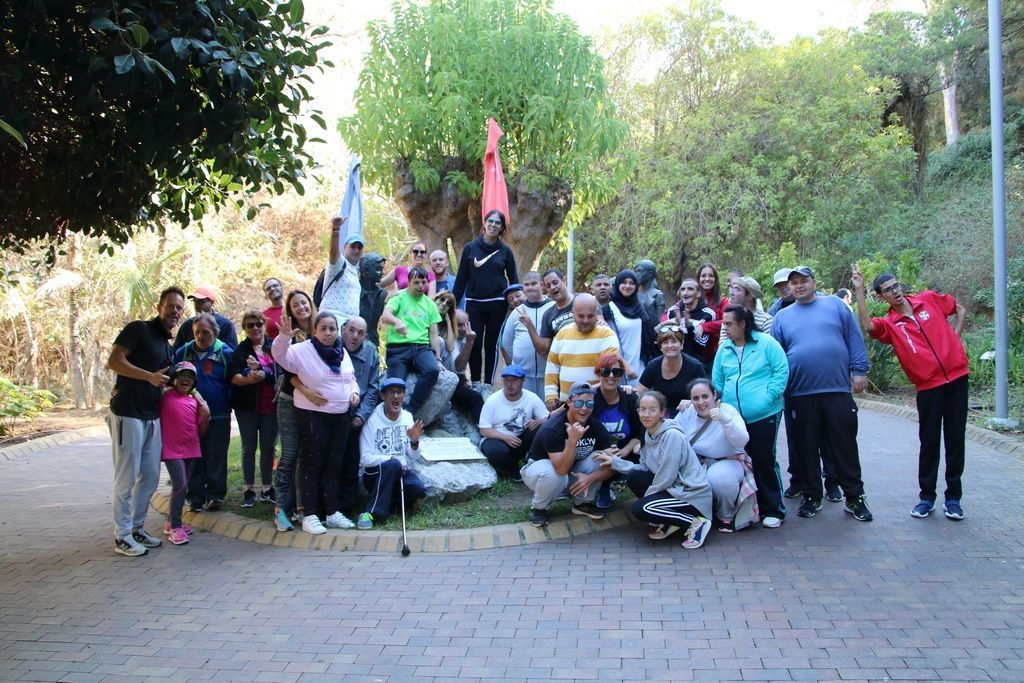 Plena Inclusión disfruta de una actividad en el Parque de San Amaro. Fotos cedidas