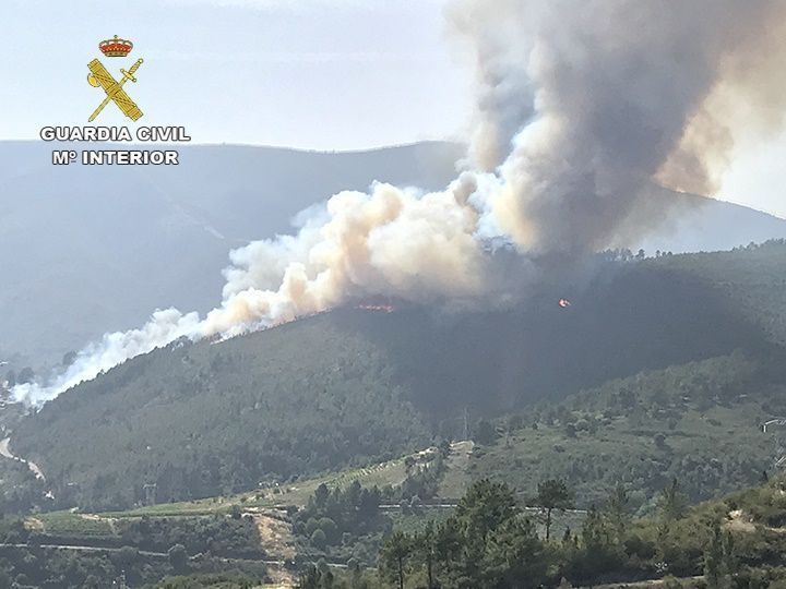 La Guardia Civil ha detenido a nueve personas por provocar 11 incendios en distintas provincias. Foto Gabinete de Prensa de la Guardia Civil 