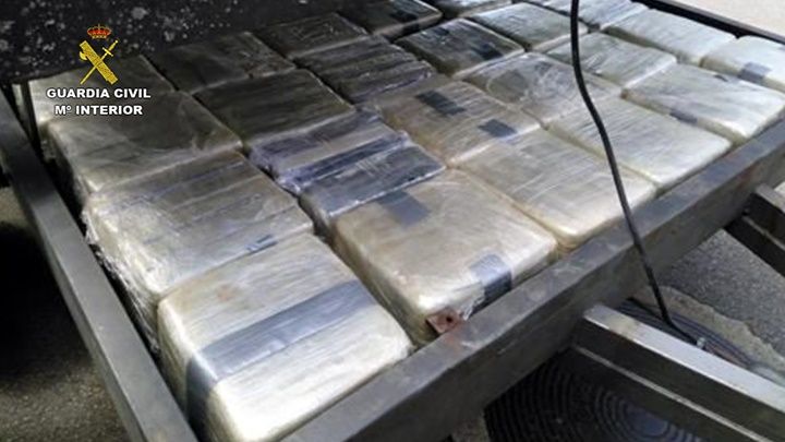 La Guardia Civil desmantela una organización dedicada a la distribución de cocaína en España y Portugal. Foto Gabinete de Prensa de la Guardia Civil