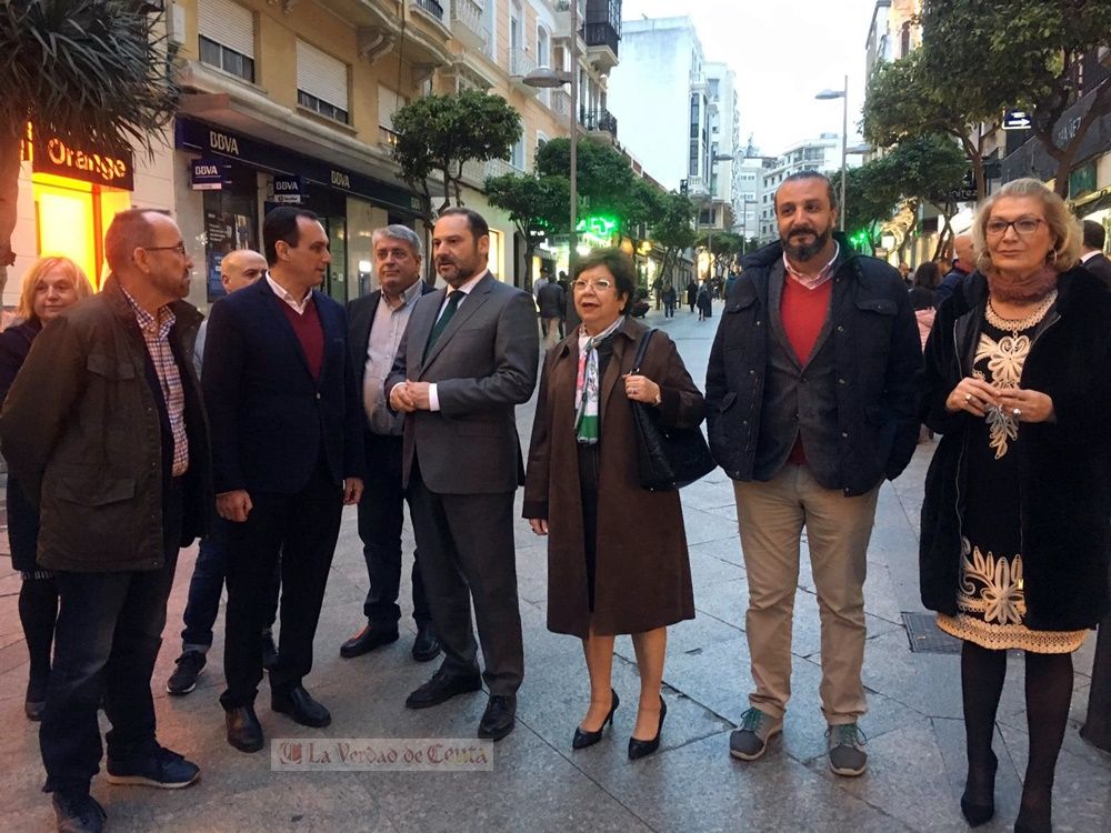  Ábalos: "Los asuntos que había en agenda en Ceuta, el Gobierno del PSOE los ha desbloqueado"