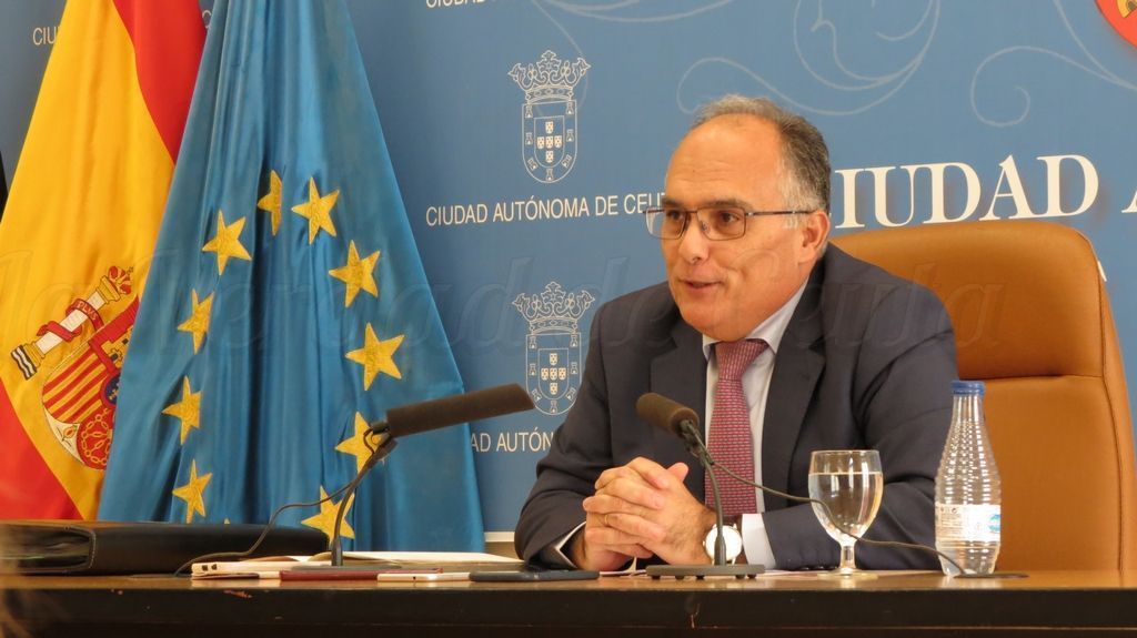 Alberto Gaitán en la rueda de prensa 