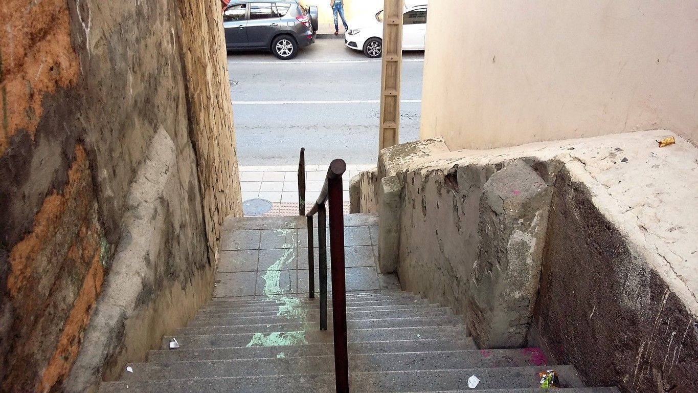 Ciudadanos lamenta la situación del transitado callejón de Villajovita
