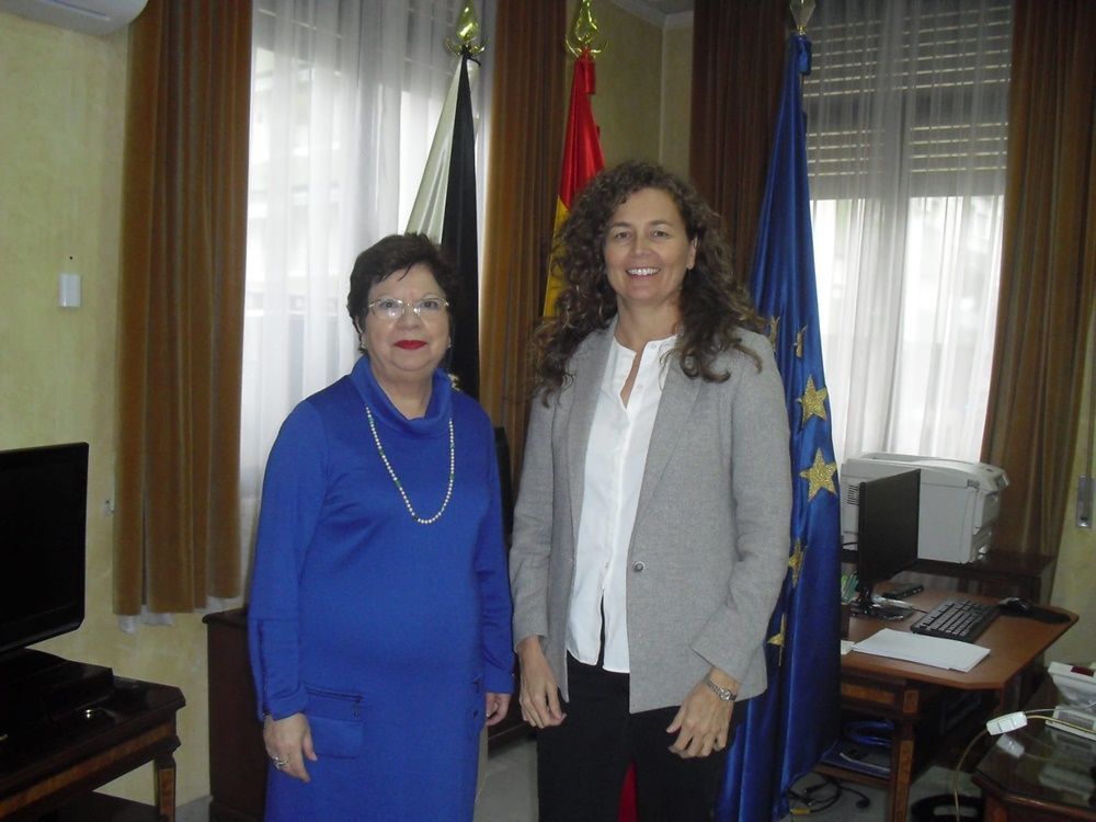 Mateos recibe a la presidenta de Puertos del Estado .