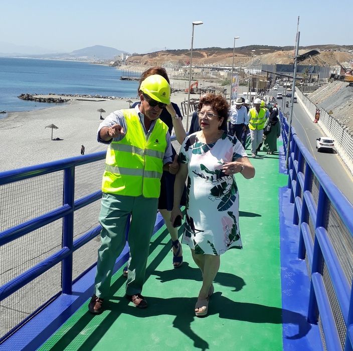 Abierta la pasarela colindante a la frontera del Tarajal