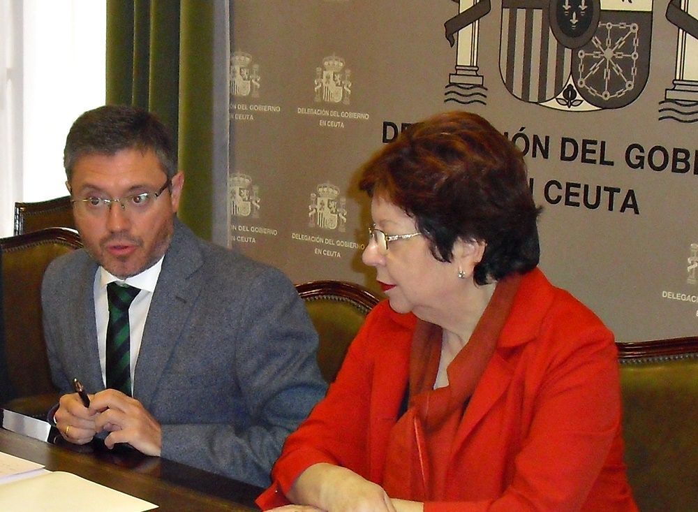 Salvadora Mateos y Juan Manuel Doncel se han reunido esta mañana.