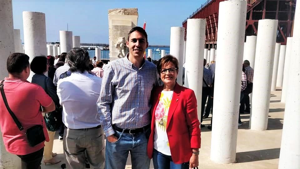 José Simón participa en el 73 aniversario de la liberación de Mauthausen en Almería.