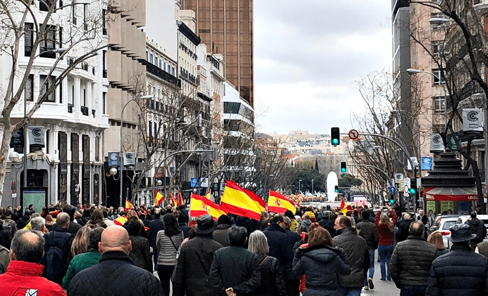 Madrid fue un clamor en contra de Pedro Sánchez.