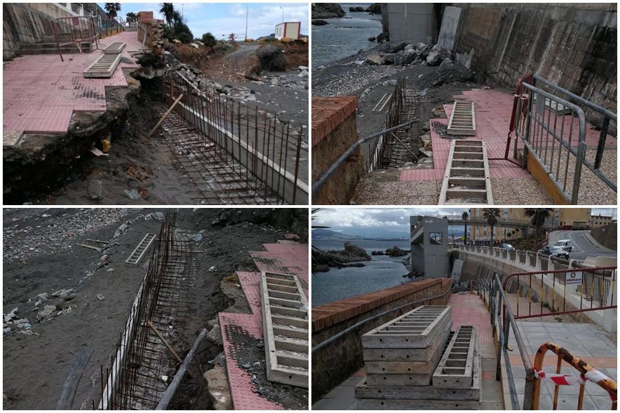 El PSOE recrimina al PP las actuaciones de la obra en la playa de Juan XXIII