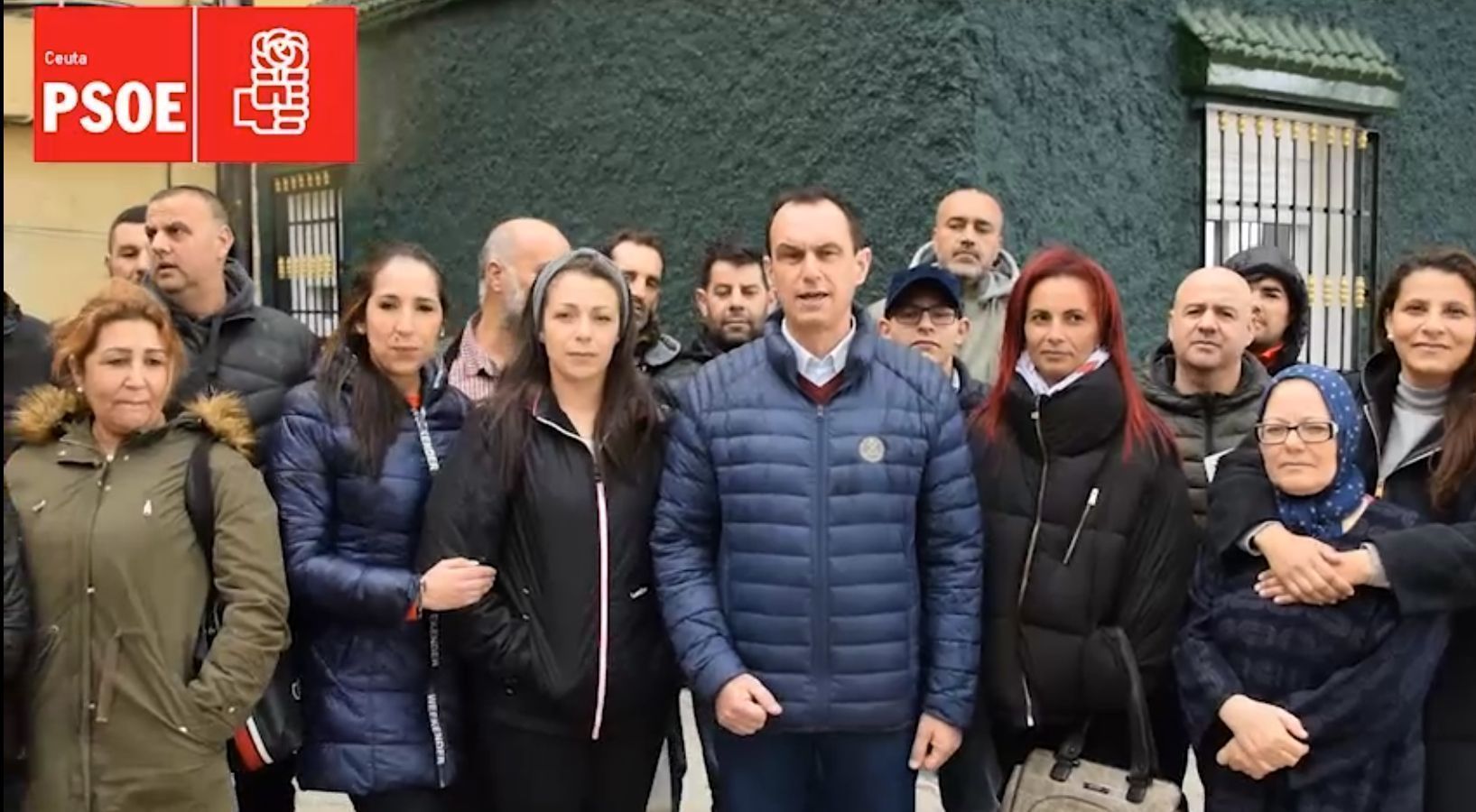 Manuel Hernández visita la barriada del Príncipe y denuncia su "dejadez" por parte del Gobierno de la Ciudad