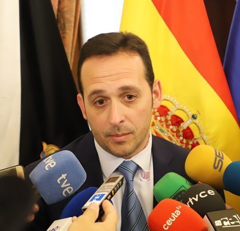  Juan Sergio Redondo, presidente de  VOX Ceuta