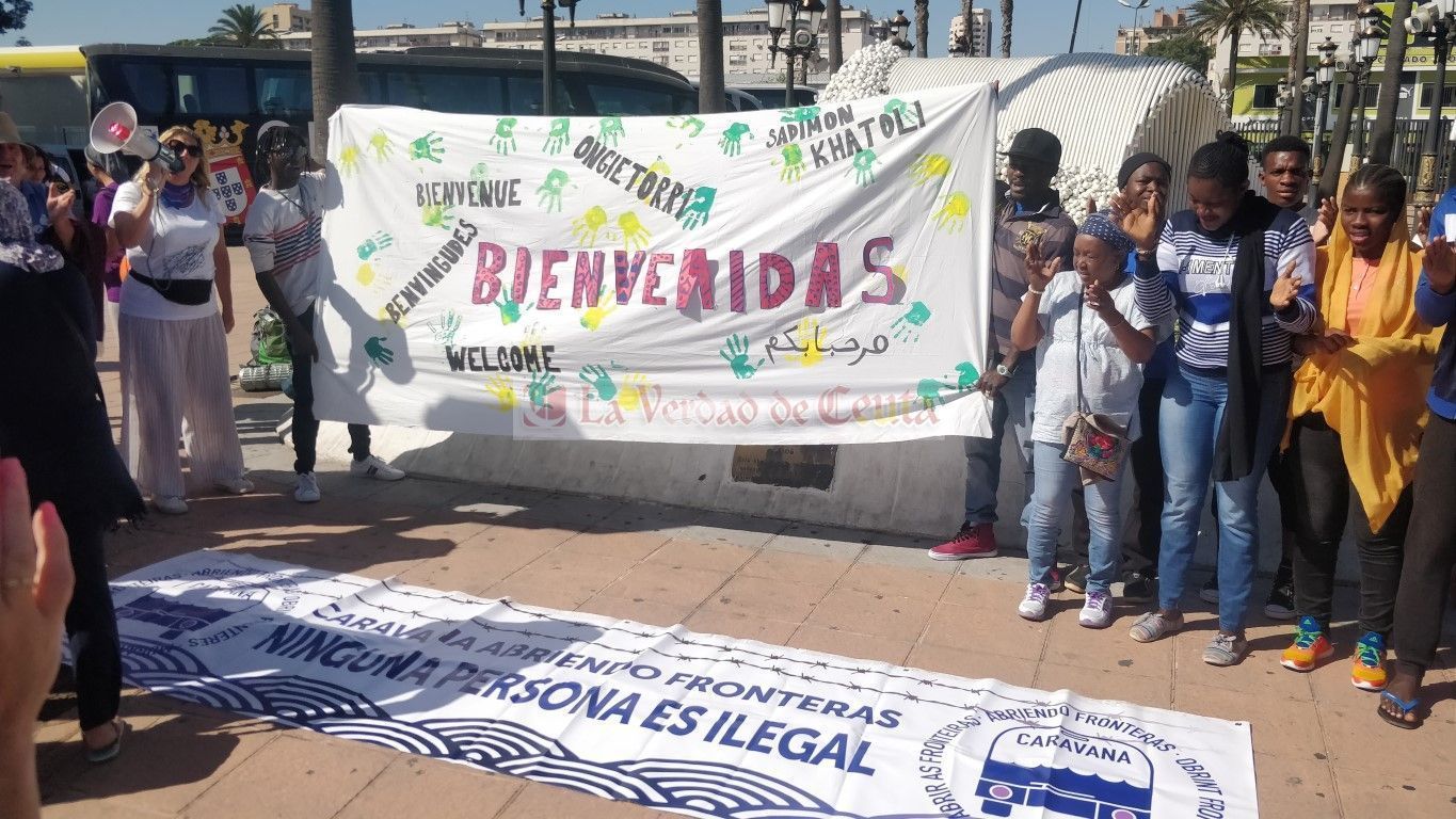 Llega a Ceuta la Caravana Abriendo Fronteras