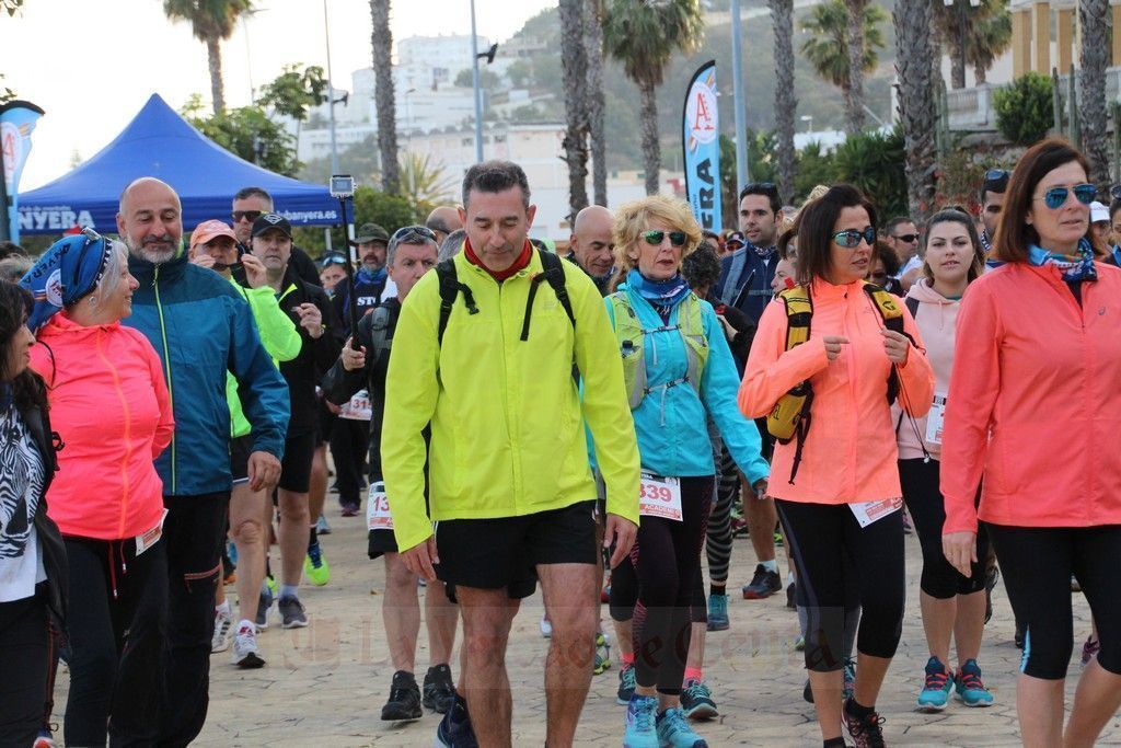 La Marcha a Ceuta Andando se celebra con unos 200 senderistas