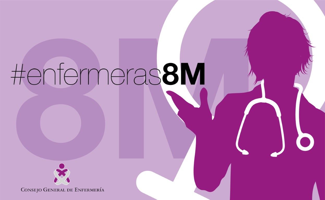 Ocho enfermeras contra el machismo hacia la profesión protagonizan la campaña por el 8M