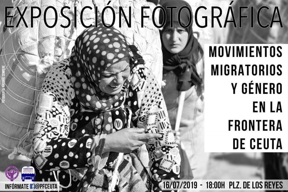La Plataforma Feminista participa en la muestra de fotografía de la Caravana Abriendo Fronteras