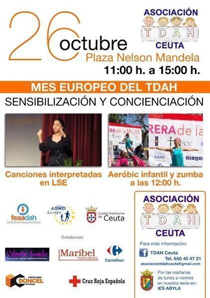 La asociación TDAH celebrará una actividad de sensibilización el próximo día 26