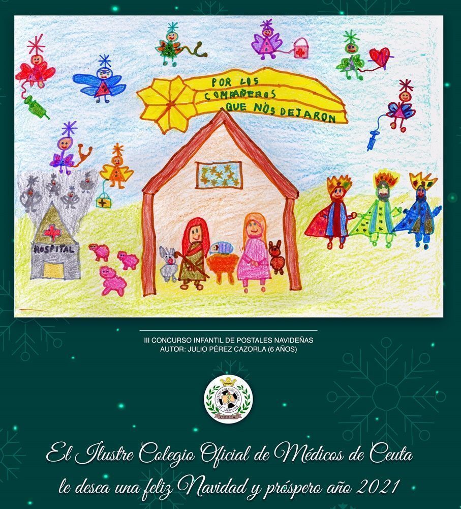 Tarjeta ganadora colegio medico 2020