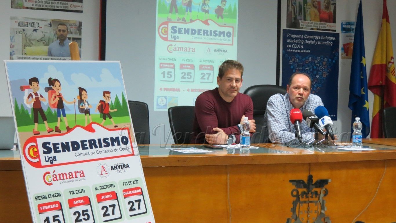 Cámara de Comercio y Club Anyera presentan la Liga de Senderismo