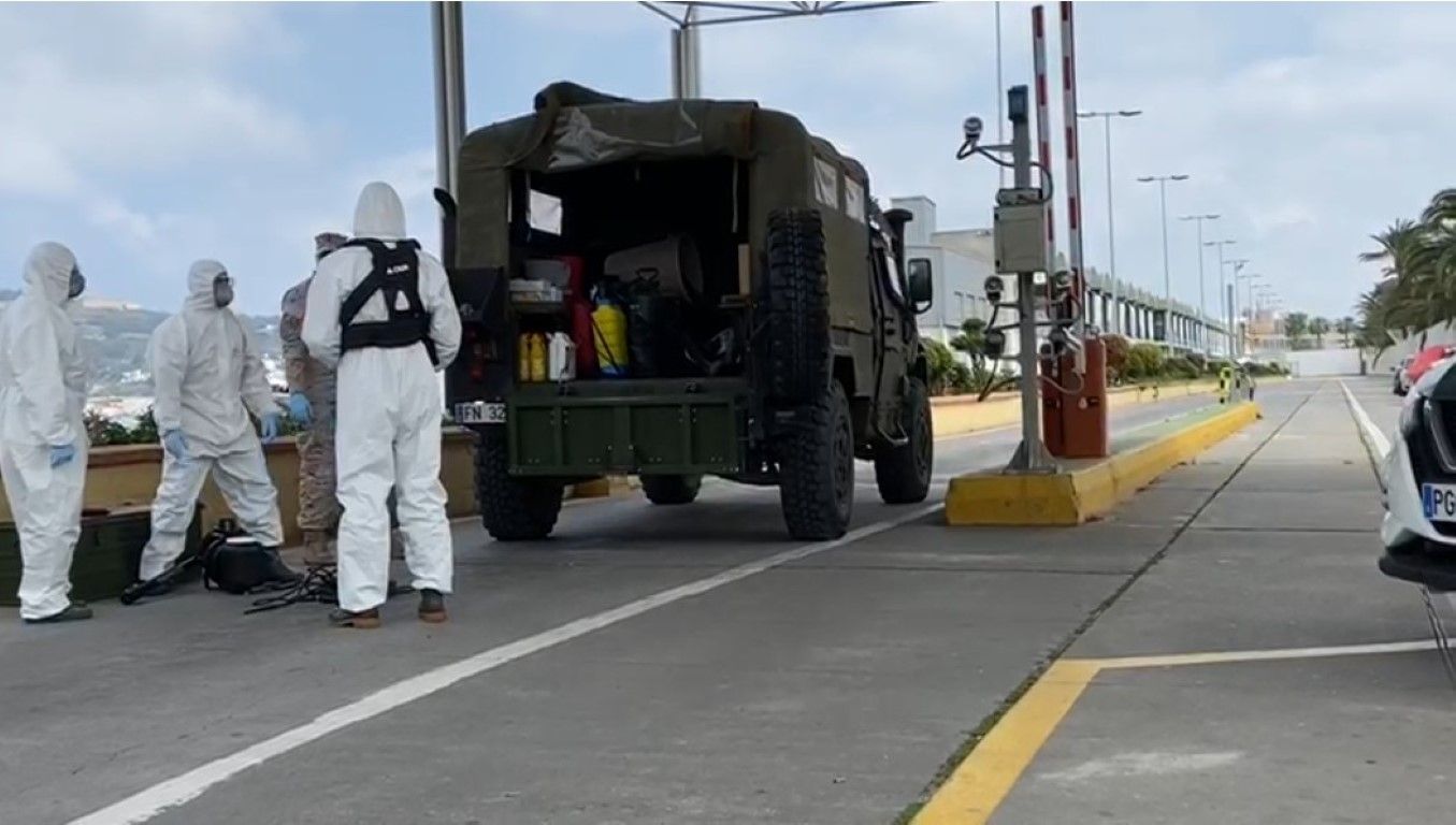 Los militares destacan los medios desplegados durante el primer mes del estado de alarma