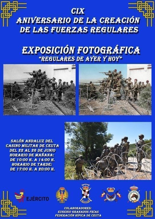 El lunes se inaugura una exposición fotográfica sobre los Regulares