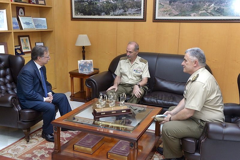 Federico José Navarro y Juan Tercero Arribas se reúnen con Juan Vivas y Salvadora Mateos