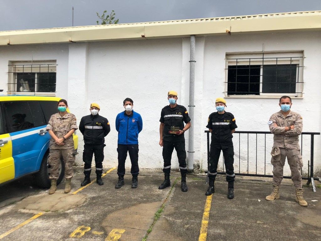 Protección Civil entrega un reconocimiento a la UME por su colaboración